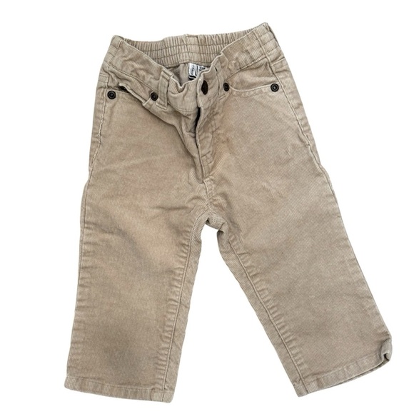 Janie and Jack Corduroy Khaki Toddler Baby Pants - Picture 1 of 5